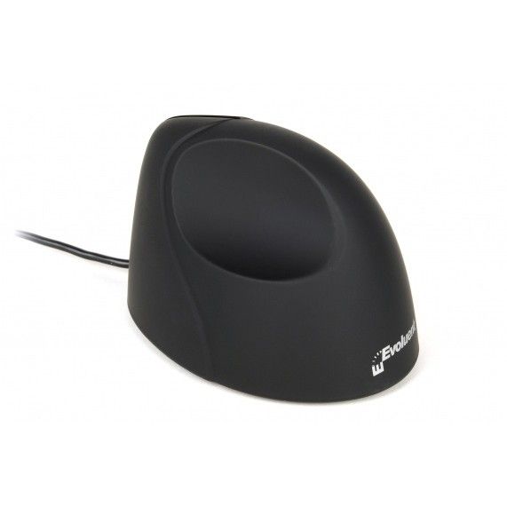Maus Me kabllo Evoluent Standard Mouse / 3 Butona / Right Hand - Zezë/Argjendi - Figura 3