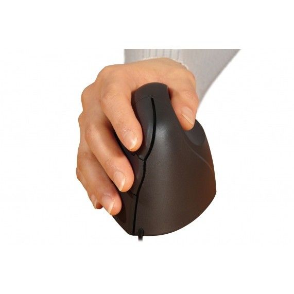 Maus Me kabllo Evoluent Standard Mouse / 3 Butona / Right Hand - Zezë/Argjendi - Figura 5