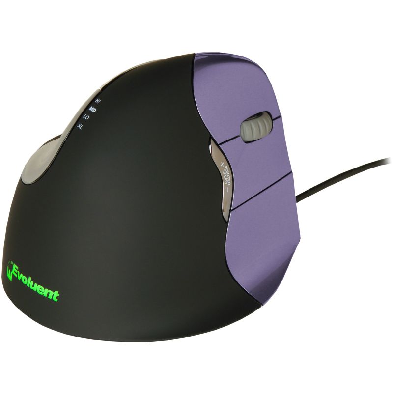 Maus pa Kabllo Evoluent 4 (Small) - Zezë / Vjollcë