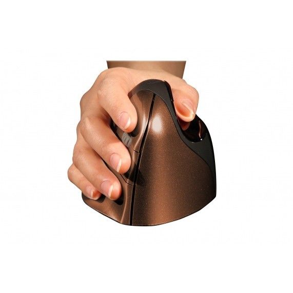 Maus pa Kabllo Evoluent 4 (Small) - Kafe - Figura 4