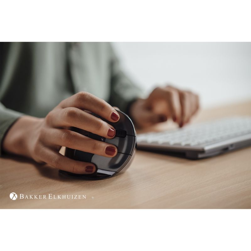 Maus pa Kabllo Evoluent D (Large) - Zezë / Hiri - Figura 4