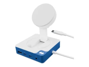 Hub Targus HyperDrive Flex MagCharge /Porta USB-C/ Karikim MagSafe - Blu/Bardhë