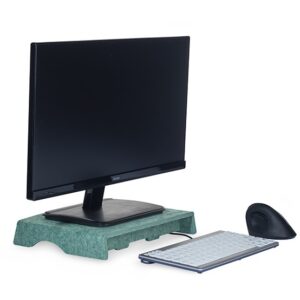 Mbajtëse për Monitor BakkerElkhuizen Q-riser 50 Circular Monitor Stand Green