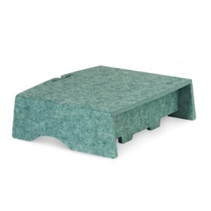 Mbajtëse për Monitor BakkerElkhuizen Q-riser 90 Circular Monitor Stand Green