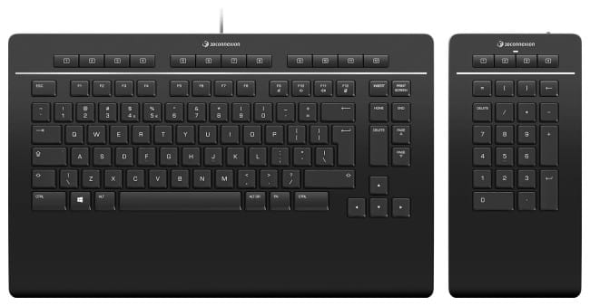 Tastierë me kabllo 3DConnexion / Keyboard Pro with Numpad / US- Zezë - Figura 4