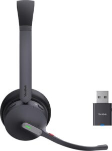 Kufje pa kabllo Yealink WH64 Hybrid Mono DECT with Charging Stand for MS / USB C– Zezë 5