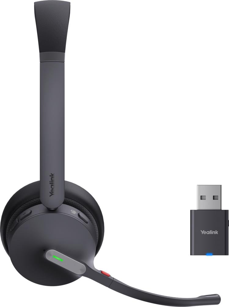 Kufje pa kabllo Yealink WH64 Hybrid Mono DECT with Charging Stand for MS / USB C– Zezë 2