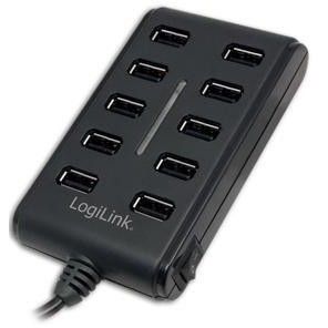 HUB USB / 10‑Port / LogiLink / 3.5A Power