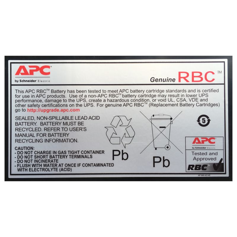 Bateri zëvendësuese për UPS APC Ersatzbatterie Nr.7 / RBC7 - Figura 2