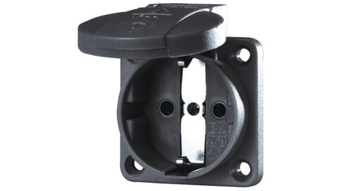 Priza ndërtimi MENNEKES / 11012 / IP54 / 16 A - Zezë