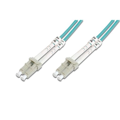 Kabllo për Rrjet DIGITUS LWL Patch Cable LC-LC 15.0 m Multimode Duplex OM3