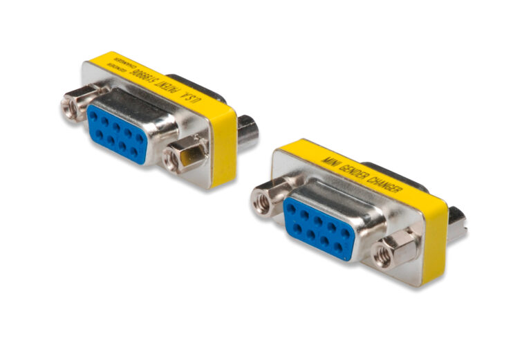 Adapter DIGITUS / Mini Gender-Changer / 9-pin D-Sub9 / F-F