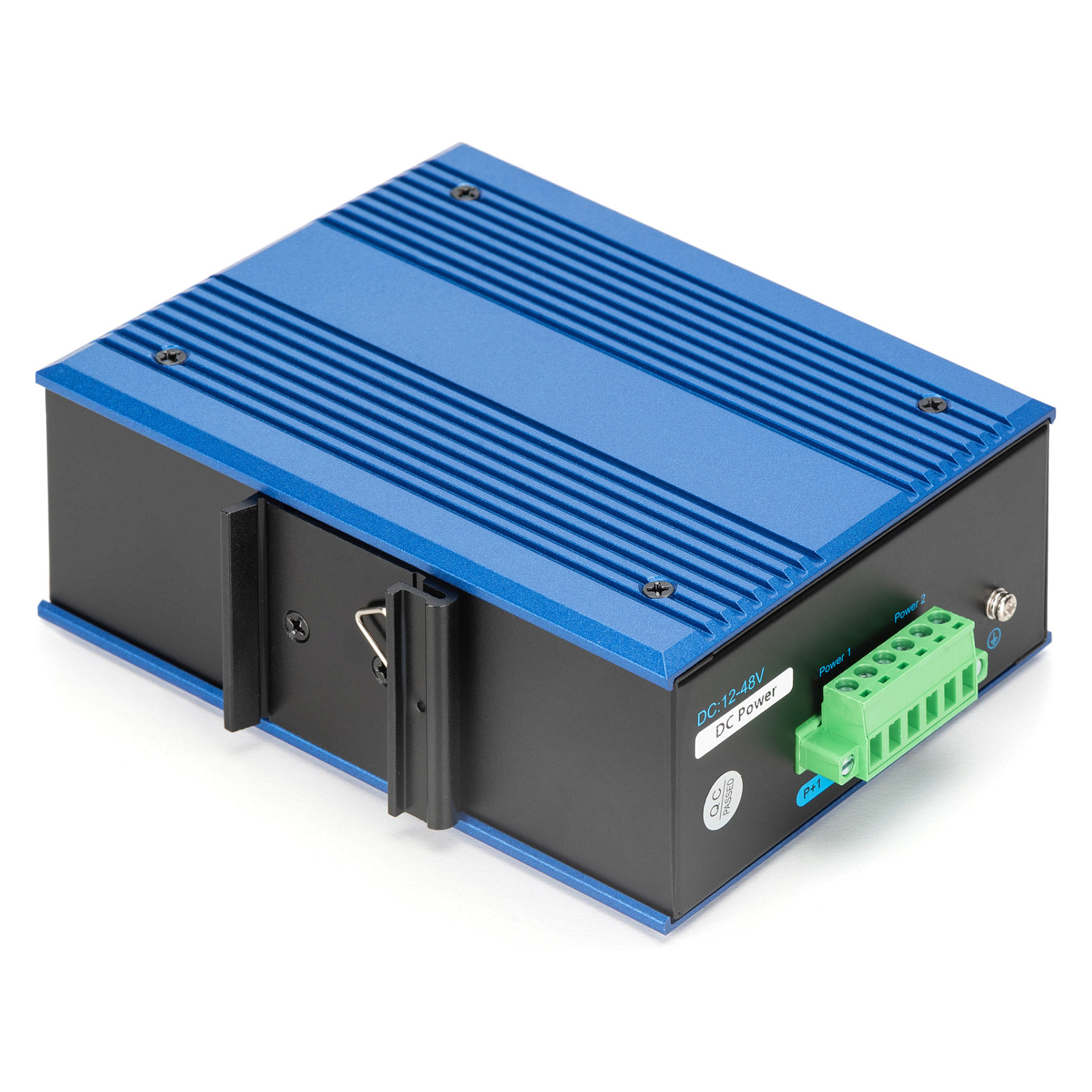 DIGITUS DN-651151 Industrial PoE Switch – 8× Gigabit RJ45 PoE + 2× SFP Industrial Ethernet Switch (IP40, DIN Rail) - Figura 2