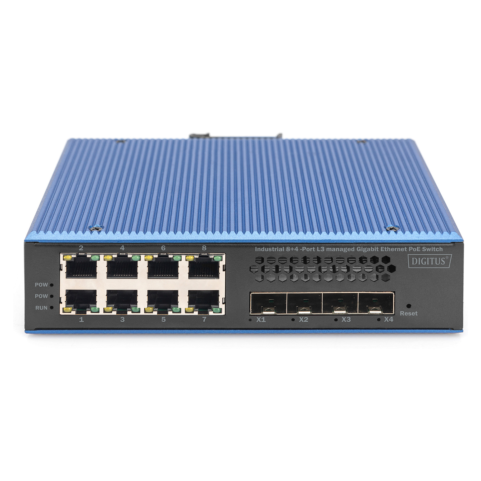 DIGITUS DN-95116 Industrial Gigabit PoE Switch | 8x PoE + 4x SFP + 4x GE | 10G Uplink | Managed - Figura 3