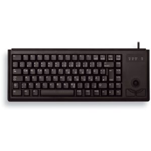 Tastierë me kabllo Cherry G84-4400 / USB / Me trackball / QWERTZ Gjerman - Zezë