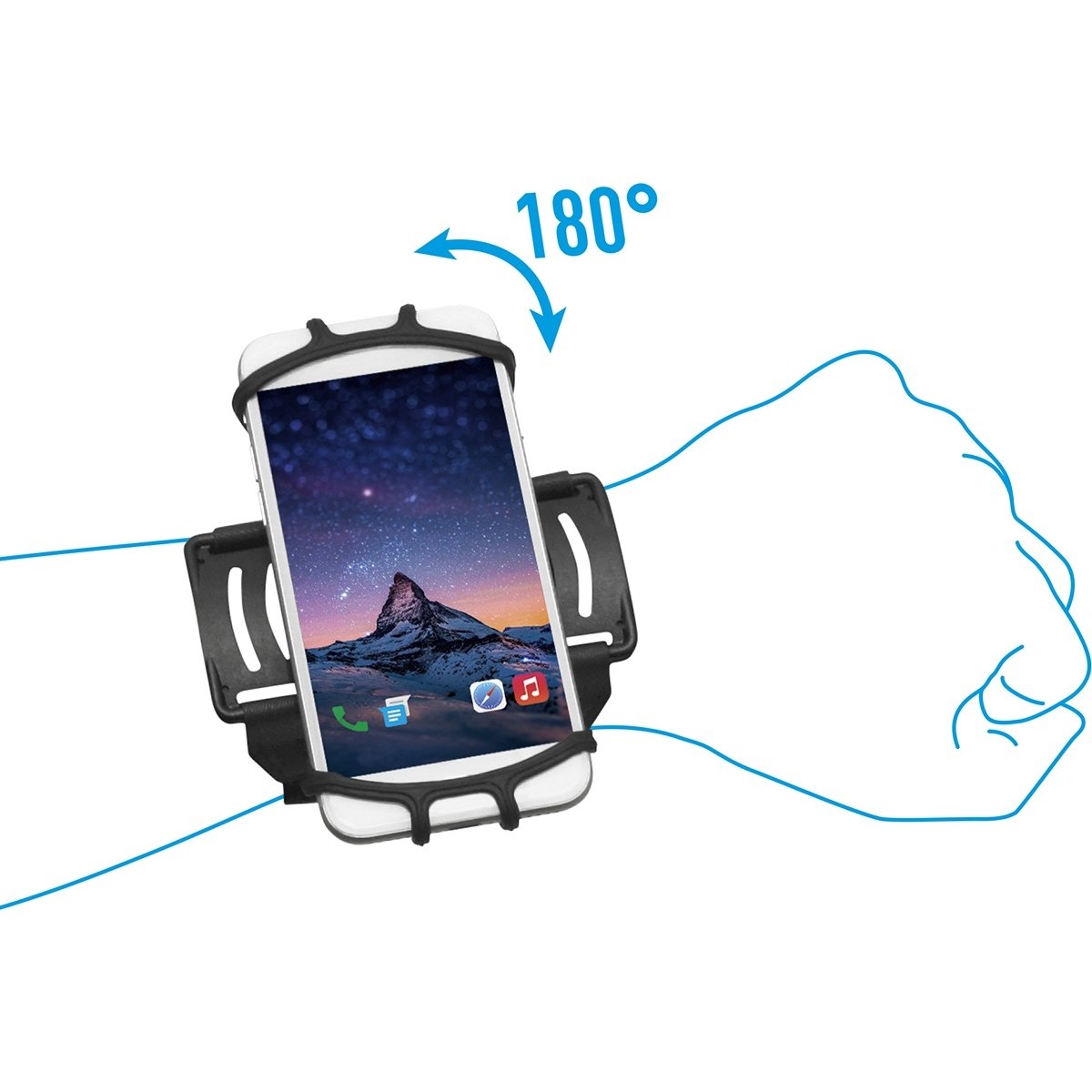 Aksesorë për tablet 5"–7" handheld devices – Mobilis Wrist Mount/Armband for HHD