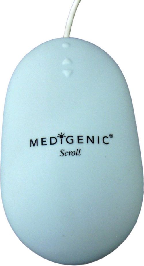Maus me kabllo Medigenic MMA Scroll / IP65 Silikon – Blu e Hapur