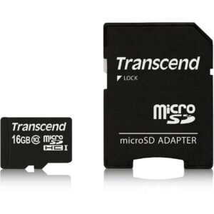 Kartë Memorie SD CARD 16GB Transcend MicroSDHC
