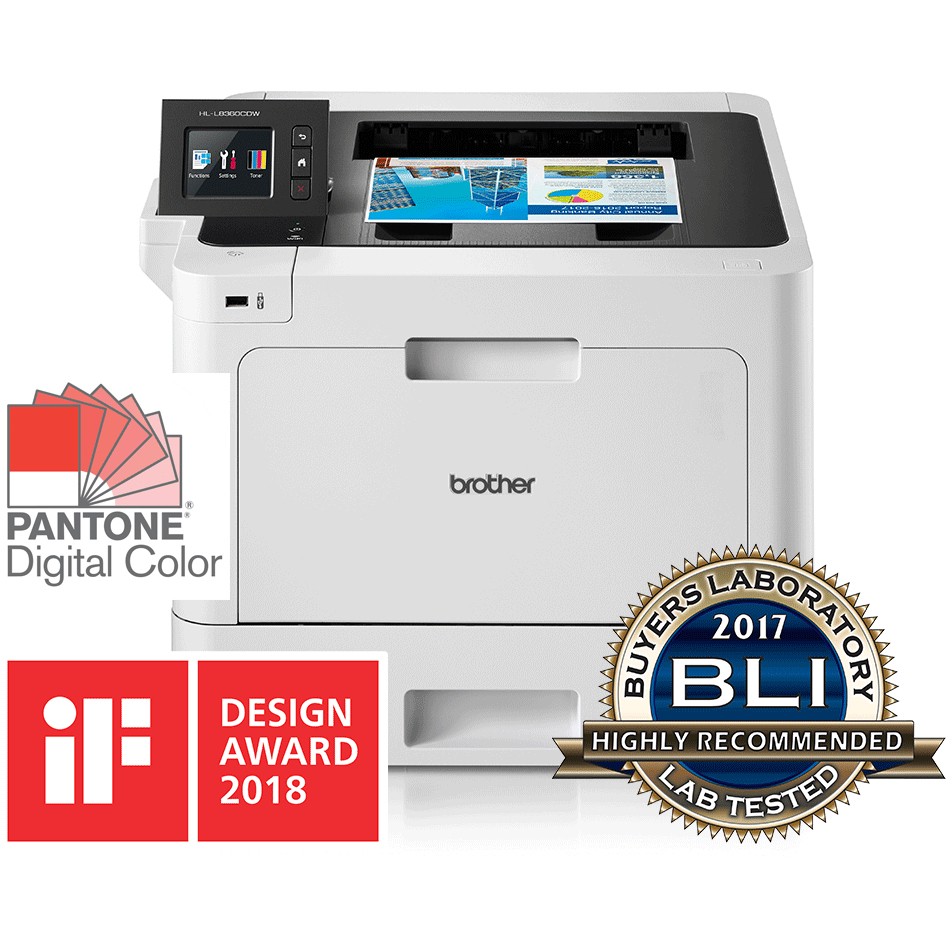 Printer Brother HL-L8360CDW / Color Laser Printer A4 / 31ppm / 2400dpi / LAN WiFi Duplex - Bardhë