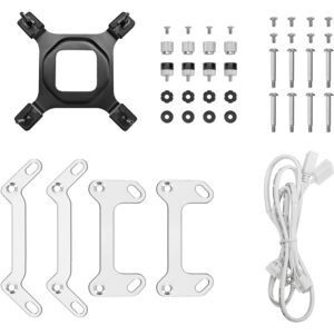 Ftohës për Procesor K Cooler DeepCool MYSTIQUE 240 White ARGB