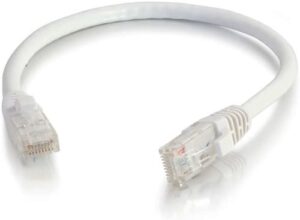 UTP kabëll Allstrong / Cat 5e / UTP / CCA / 0.5m / E bardhë