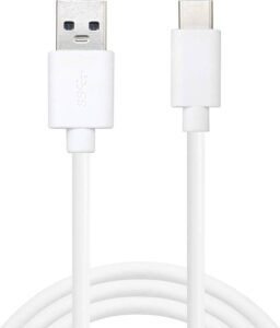 USB kabëll Sandberg USB Type-C në USB Type-A / 1m / E bardhë