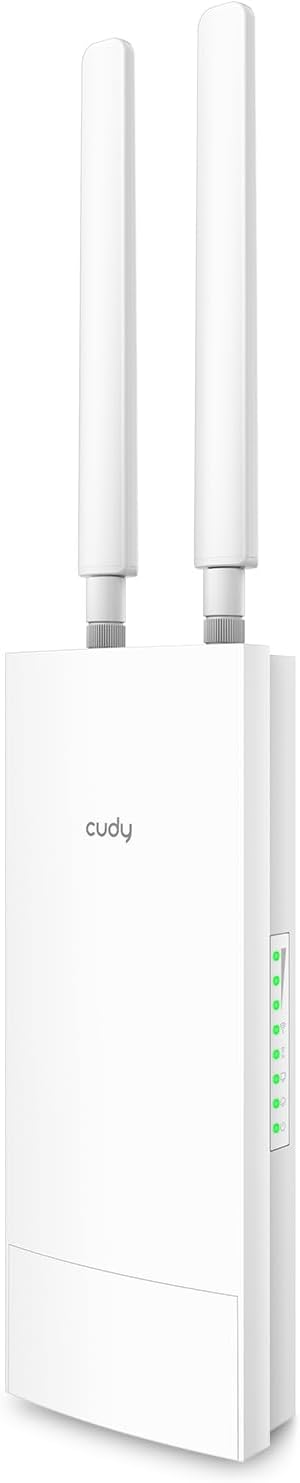 Ruter Cudy Outdoor N300 / 4G LTE-Cat 4 / Single-Core / 1× 10/100Mbps WAN/LAN / 2×Antennas / I bardhë