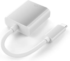 Konvertues USB Type-C në VGA / 20cm / I bardhë
