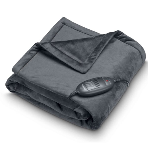 Batanije me ngrohje Beurer Electric Blanket HD 74 Limited Edition Single 150x130cm - Gri