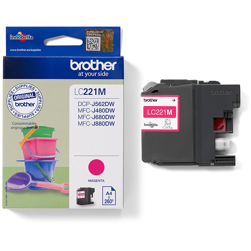 INK Brother LC-221M Ink Cartridge – Rozë - Figura 3