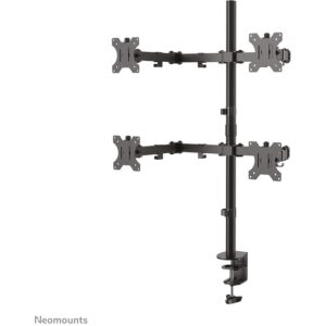 Mbajtëse për Monitor Neomounts FPMA-D550D4 movable desk mount for 4 screens 13"-32" - Black