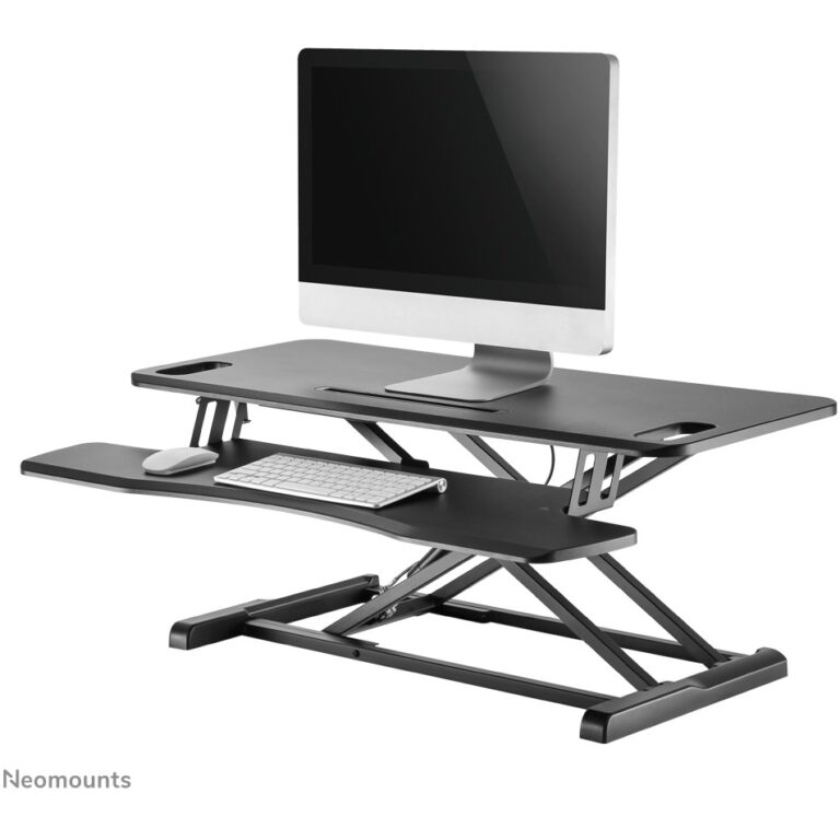 Tavolinë Neomounts Sitz-Steh-Arbeitsplatz 15KG NS-WS300BLACK