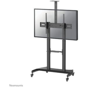 Mbajtëse për TV Neomounts PLASMA-M1950E mobile floor stand for flat-screen TVs up to 100" (254 cm). Height-adjustable - Black