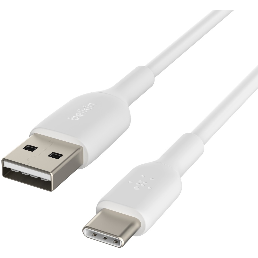 Kabllo USB Belkin USB-C to USB-A Cable PVC / 1m – Bardhë - Figura 5