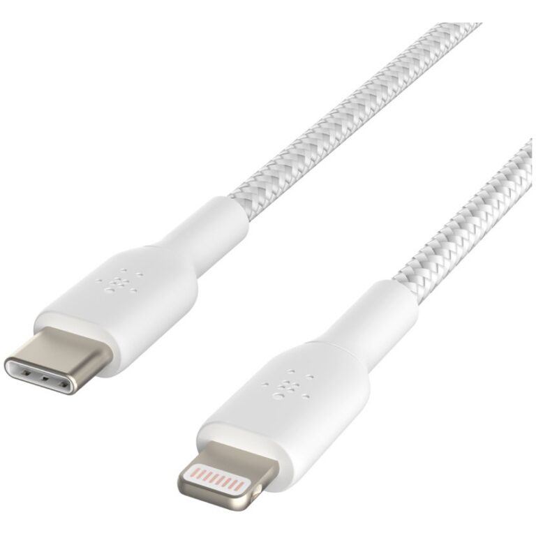 Kabllo USB Belkin Lightning/USB-C Cable  /Braided / MFi Certified / 1m – Bardhë