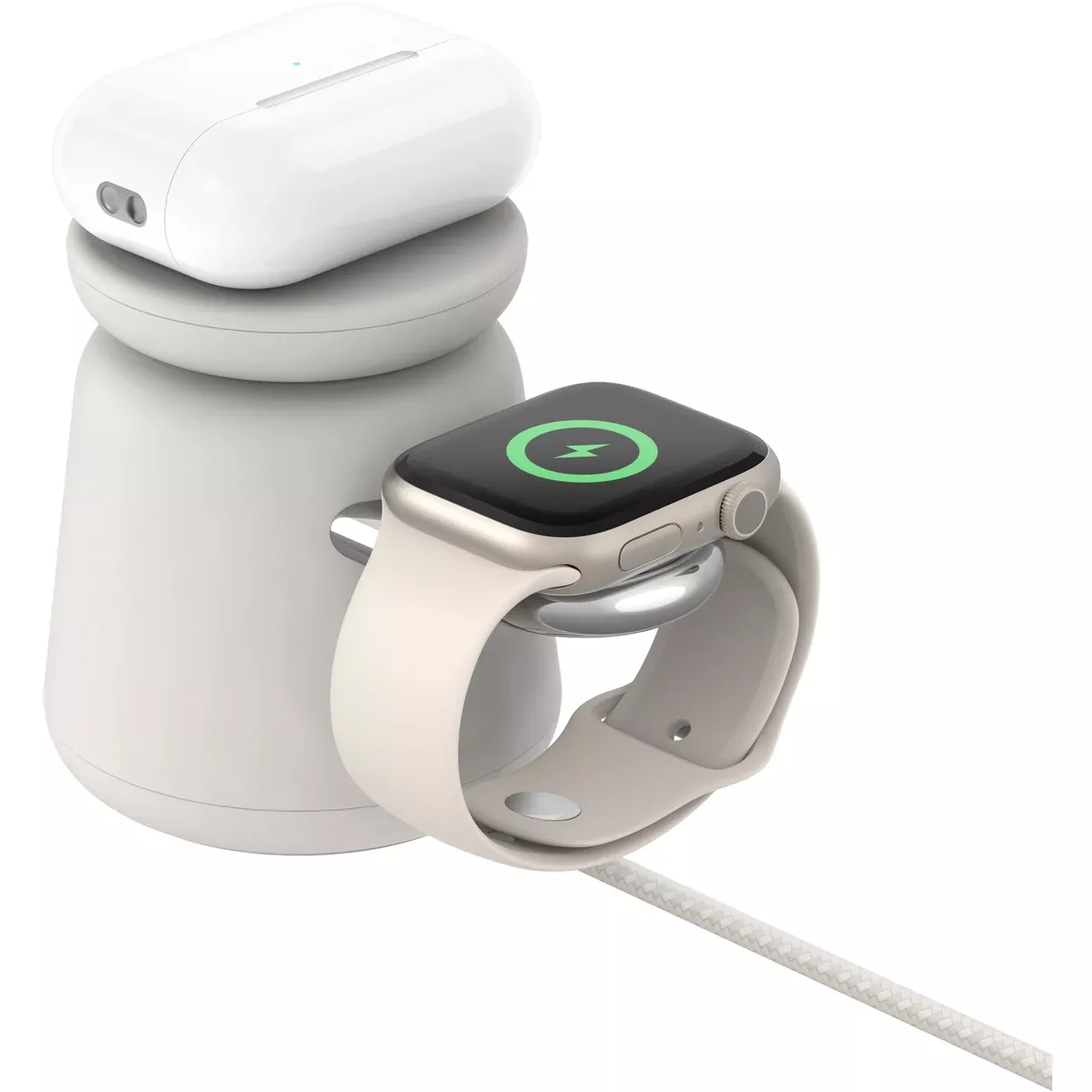 Belkin BOOST↑CHARGE PRO 2-in-1 Wireless Charging Dock with MagSafe 15W – Bezhë - Figura 4