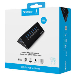 HUB Sandberg USB 3.0 7-Port / 7xUSB 3.0 – Zezë 6