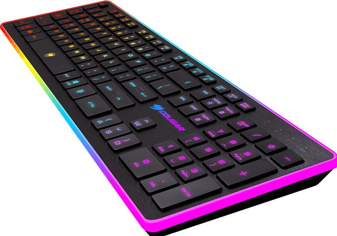 Tastierë Gaming me kabllo COUGAR Vantar / CH Layout -Zezë