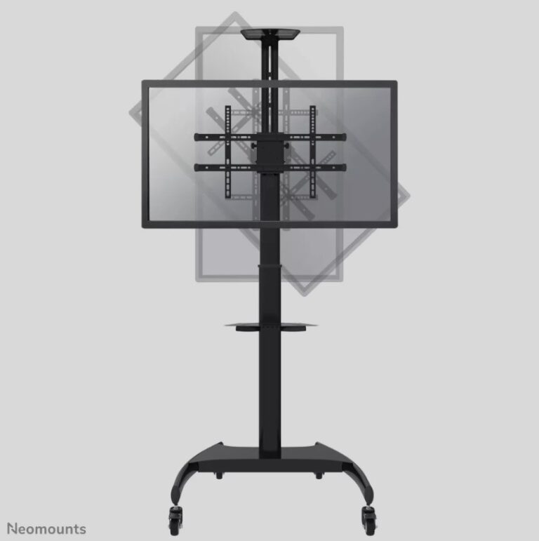 Mbajtëse për TV Neomounts PLASMA-M1900E Mobile Floor Stand for Flat Screen TVs up to 70″ (178 cm), 90° Rotation, 50 kg