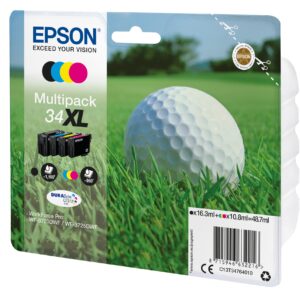 INK Epson 34XL C13T34764010 Multipack – Zezë / Rozë / Blu / Verdhë