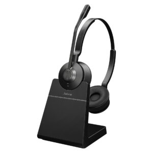 Kufje pa kabllo Jabra Engage 55 DECT Stereo USB-C UC me bazë karikimi – Zezë 4