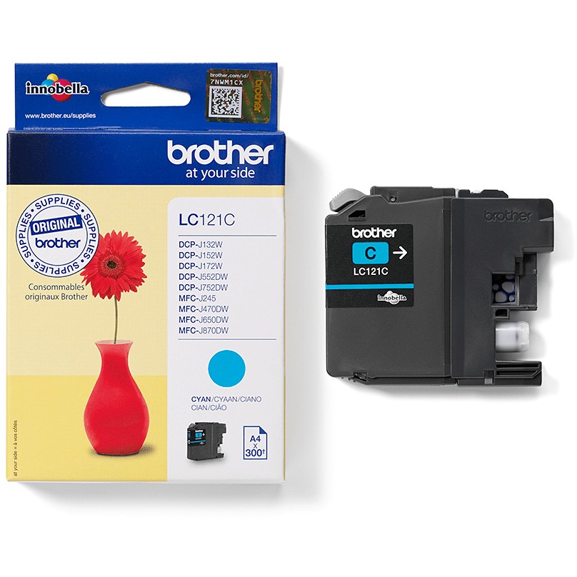 INK Brother LC-121C / 300 faqe A4 - Blu - Figura 4