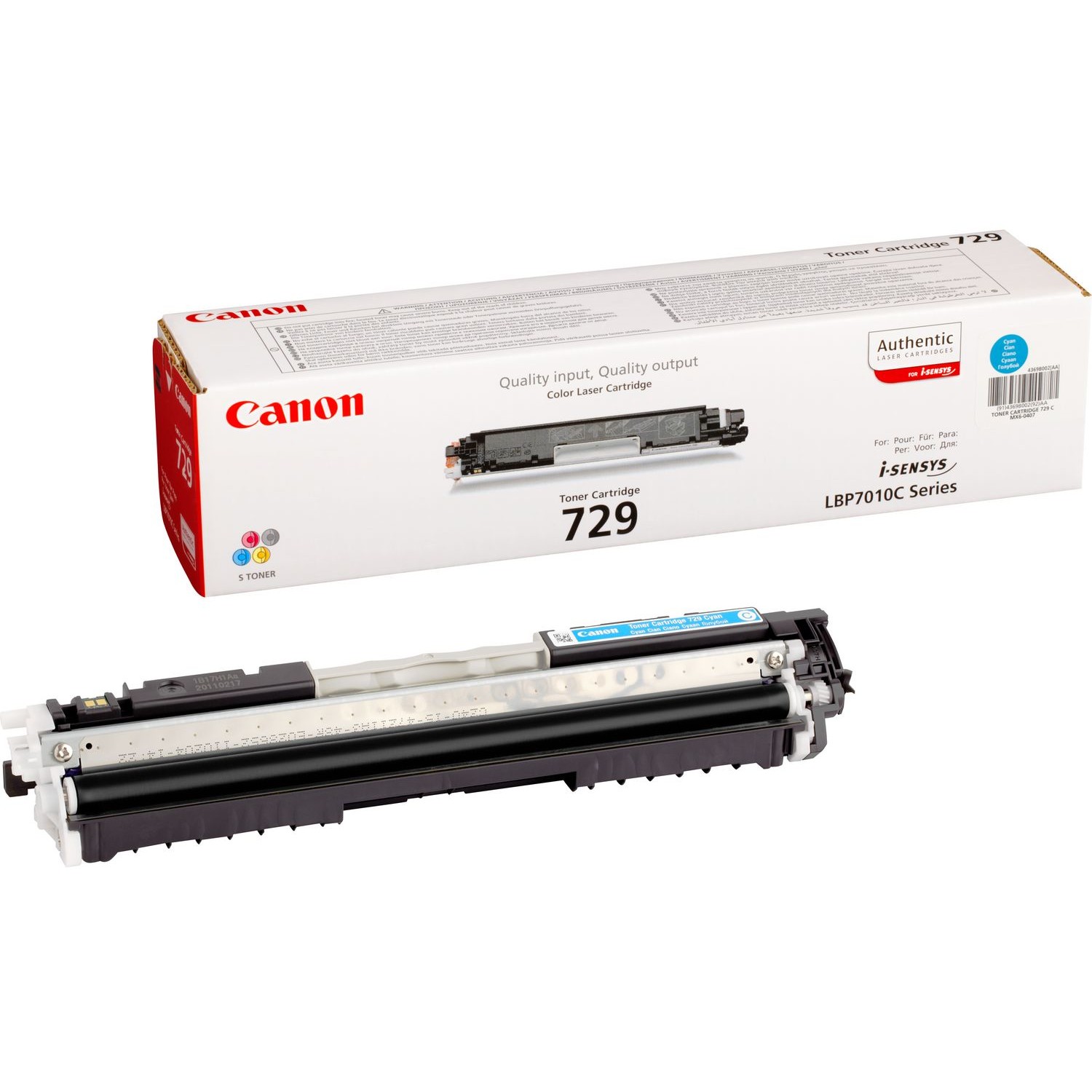Toner Canon 729C / 4369B002 – Blu