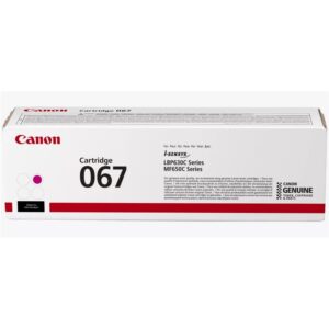 Toner Canon 067 (5100C002) deri në 1.250 faqe sipas ISO/IEC 19798 – Rozë
