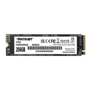 SSD të Brendshme 256GB Patriot P320 | M.2 | PCIe 3.0 | 2200/1200 MB/s