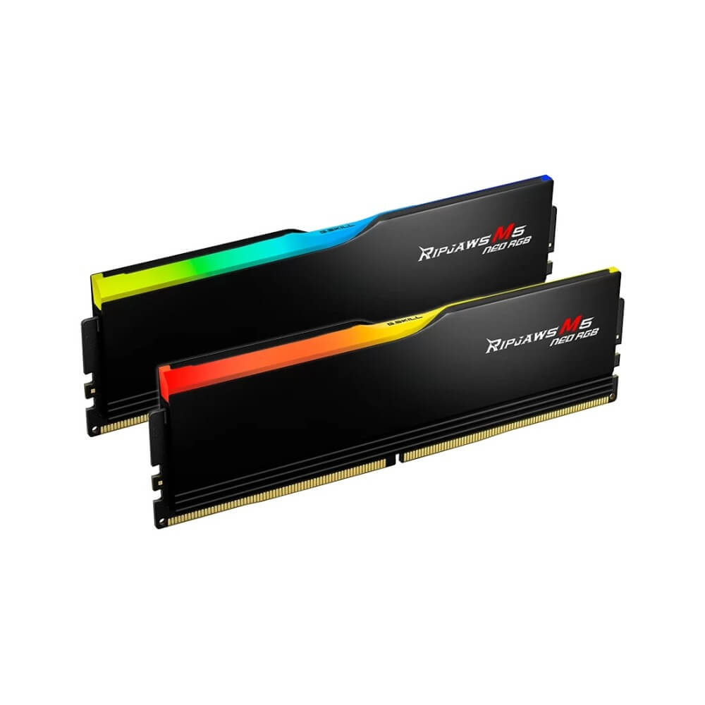 RAM Memorie DIMM 32GB DDR5‑6000 (2×16GB) Dual‑Kit / G.Skill Ripjaws M5 Neo RGB / AMD EXPO /F5‑6000J2836G16GX2‑RM5NRK - Zezë