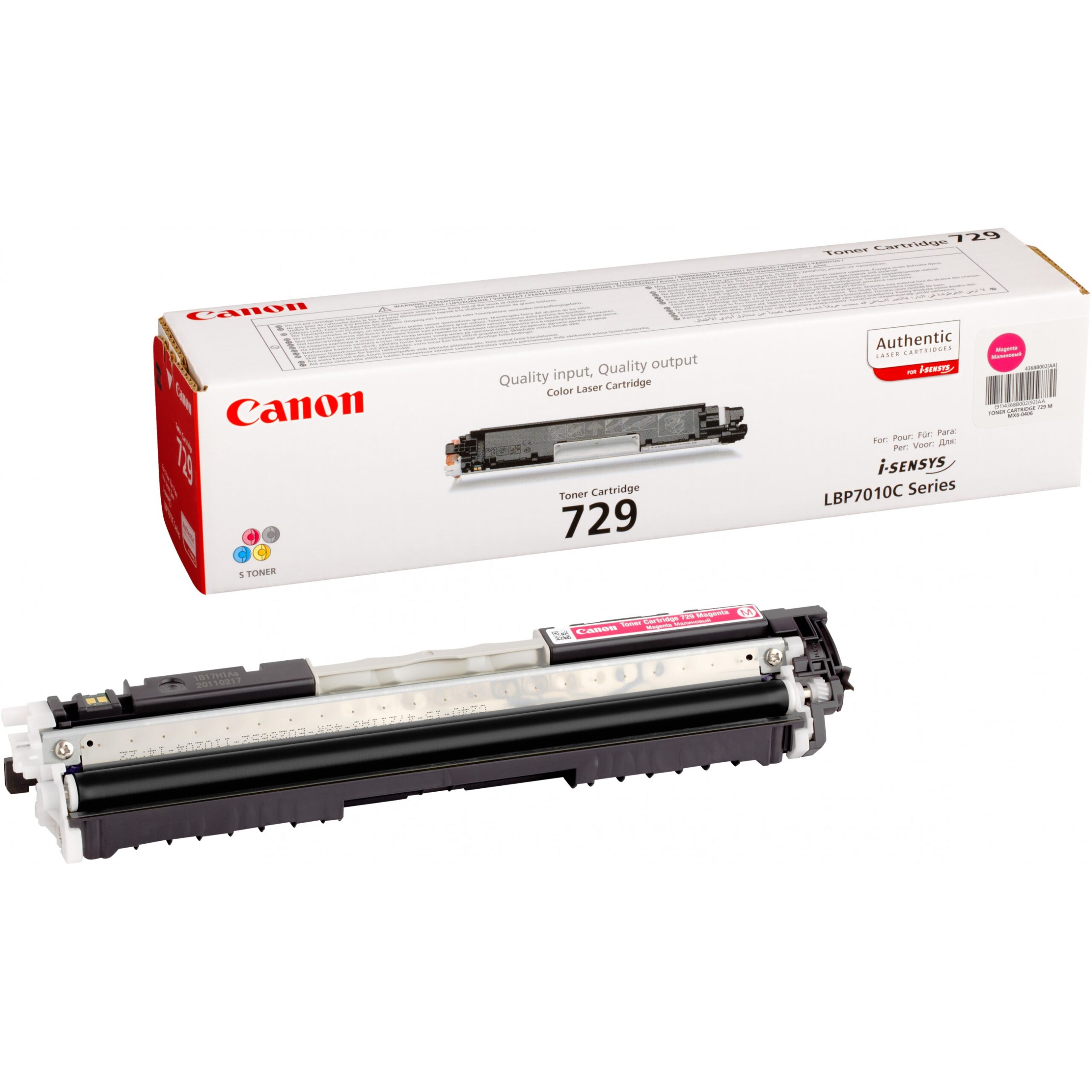 Toner Canon 729M / 4368B002 - Rozë - Figura 2