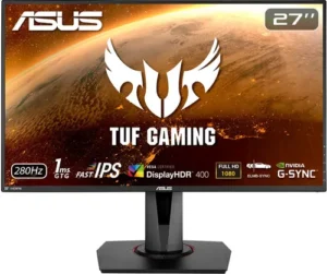 Monitor Gaming Asus 27VG9QM / 27 " / Full HD IPS LED / 280 Hz / 1 ms / DP 1.2 + 2x HDMI 2.0 / Zezë