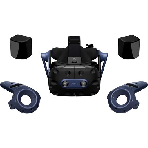 Syze Virtuale HTC Vive Pro 2 Full Kit / përfshin kontrollerët dhe stacionet bazë 2.0 / blu/zezë