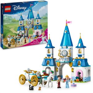 LEGO Disney Princess Cinderella’s Castle and Horse-Drawn Carriage 43275